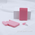 ピンクカラーポケットプラスチック香水アトマイザー補充可能